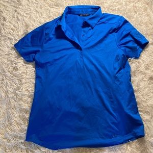 Women’s blue polo